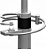 Antena Base AP0249 VHF 2x5/8 6db 150w p/ Radio Base/Repetidora Steelbras. - Imagem 2