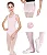 Kit Ballet Balé Infantil Uniforme/ Collant Regata + Saia + Meia + Sapatilha+ Faixa + Bolsa - Imagem 2