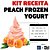 Kit Receita Peach Frozen Yogurt - Imagem 1