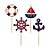 Topper para Docinhos Festa Marinheiro - Sortido - 24 unidades - Lembrafesta - Imagem 1