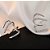 Brinco Ear Cuff  Pedra Zirconia Prata Pequeno Meia Argola - Imagem 4