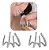 Brinco Ear Cuff  Pedra Zirconia Prata Pequeno Meia Argola - Imagem 1