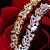 Pulseira Bracelete Dourada Zircônia Noiva Debutante 15 Anos - Imagem 7