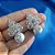 Brinco Noiva Zirconia E Pérola Prata Delicado Luxo - Imagem 9