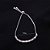 Pulseira Bracelete Prata Com Zircônia Noiva Debutante Gota - Imagem 3