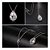 Conjunto Colar Brinco Noiva Pedra Zirconia Prata Dourad Gota - Imagem 16
