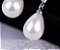 Brinco Pérola E Zirconia Noiva Pequeno Delicado Prata Gota - Imagem 4