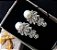 Brinco Noiva Zirconia Perola Pendurado Prata Delicado Festa - Imagem 10