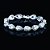 Pulseira Bracelete Prata Com Zircônia Noiva Debutante Gota - Imagem 3