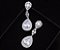 Brinco Noiva Zirconia Prata Formatura Debutante Gota Grande - Imagem 3
