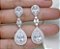 Brinco Noiva Zirconia Prata Formatura Debutante Gota Grande - Imagem 1