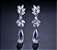 Brinco Noiva Zirconia Gota Prata Festa Madrinha Formatura - Imagem 6