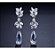 Brinco Noiva Zirconia Gota Prata Festa Madrinha Formatura - Imagem 1