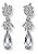Brinco Noiva Zirconia Gota Prata Festa Madrinha Formatura - Imagem 4