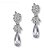 Brinco Noiva Zirconia Gota Prata Festa Madrinha Formatura - Imagem 3