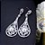 Brinco Noiva Zirconia E Perola Prata Festa Debutante Gota - Imagem 3