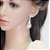 Brinco Noiva Zirconia E Perola Prata Festa Debutante Gota - Imagem 4