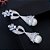 Brinco Pérola Zirconia Noiva Prata Pendurado Festa Madrinha - Imagem 7
