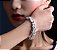 Pulseira Bracelete Prata Com Zircônia Noiva Debutante Gota - Imagem 4