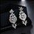Brinco Noiva Zirconia Pendurado Prata Debutante Luxo - Imagem 2
