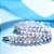 Pulseira Bracelete Prata Com Zircônia Noiva Debutante Luxo - Imagem 8