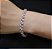 Pulseira Bracelete Prata Com Zircônia Noiva Debutante - Imagem 9