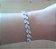 Pulseira Bracelete Prata Com Zircônia Noiva Debutante - Imagem 8