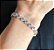 Pulseira Bracelete Prata Com Zircônia Noiva Debutante - Imagem 10