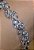 Pulseira Bracelete Prata Com Zircônia Noiva Debutante - Imagem 6