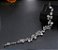 Pulseira Bracelete Prata Com Zircônia Noiva Debutante - Imagem 5