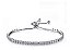Pulseira Bracelete Prata Com Pedra Zircônia Noiva Debutante - Imagem 1