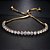 Pulseira Bracelete Dourada Pedra Zircônia Noiva Debutante - Imagem 3