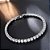 Pulseira Bracelete Prata Com Zircônia Noiva Debutante Barata - Imagem 2