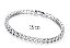 Pulseira Bracelete Prata Com Zircônia Noiva Debutante Barata - Imagem 6