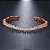 Pulseira Bracelete Prata Ou Dourada Zircônia Noiva Debutante - Imagem 6