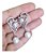 Brinco Pérola E Zirconia Noiva Delicado Prata Grande Luxo - Imagem 1