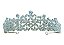 Coroa Tiara Porta Coque Cabelo Noiva Prata Pedra Zirconia - Imagem 1