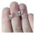 Brinco Argola Pedra De Zircônia Prata 6 Mm Clicker 2 3 Furo - Imagem 3