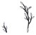 Brinco Ear Cuff Pedra Zirconia Rodio Negro Festa Debutante - Imagem 1