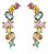 Brinco Ear Cuff Noiva Pedra Zirconia Colorido Festa 15 Anos - Imagem 4