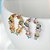 Brinco Ear Cuff Noiva Pedra Zirconia Colorido Festa 15 Anos - Imagem 2