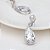 Brinco Noiva Pedra Zirconia Prata Festa Gota Luxo Debutante - Imagem 2