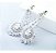 Brinco Noiva Pedra Zirconia Prata Festa Debutante Luxo - Imagem 9