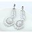 Brinco Noiva Pedra Zirconia Prata Festa Debutante Luxo - Imagem 3