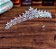 Coroa Tiara Cabelo Noiva Prata Zirconia Princesa Luxo Linda - Imagem 5
