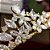 Coroa Tiara Cabelo Noiva Dourada Zirconia Princesa Linda - Imagem 10