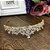 Coroa Tiara Cabelo Noiva Dourada Zirconia Princesa Linda - Imagem 4