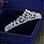 Coroa Tiara Cabelo Noiva Prata Zirconia Princesa Luxo Linda - Imagem 4