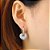 Brinco Argola Pedra Zirconia Coração Dourado F. Ouro 18k - Imagem 5