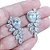 Brinco De Zirconia Noiva Festa Casamento Madrinha Prata Fixo - Imagem 2